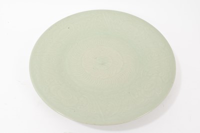 Lot 894 - Chinese celadon dish