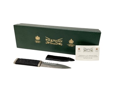 Lot 857 - Contemporary Scottish Sgian Dubh dagger by Wilkinson, in original fitted box.