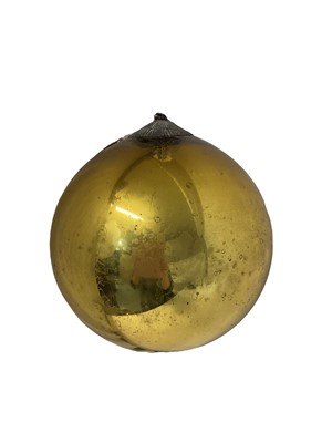 Lot 1019 - Large glass witch ball