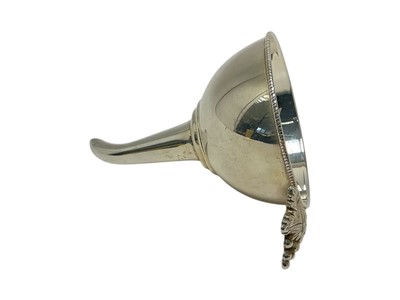 Lot 333 - Silver wine funnel by Victoria Silverware Ltd, Birmingham 2001