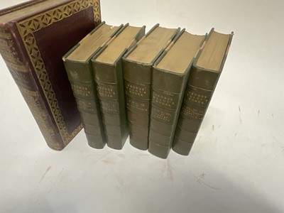 Lot 1667 - Works of Shakespeare by Charles and Mary Cowden Clarke, 1887 in fine period binding, Ja...