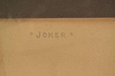 Lot 145 - Diana Keyes 20th century watercolour - Portrait of ‘Joker’, horse in a stable, signed and dated 1933, 23cm x 32cm, in glazed frame
