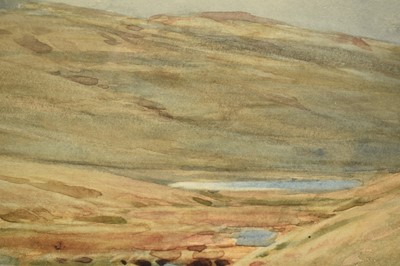 Lot 143 - Tom Scott, 20th century watercolour - Highland Scene, signed, 17cm x 25.5cm, in glazed frame