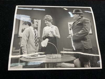 Lot 1438 - Photos from The Frost Report. of Josephine Tewson and fellow actors Ronnie Barker and Ronnie Corbett