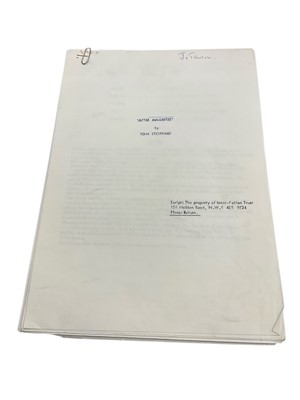 Lot 1452 - Original Script for After Magritte by Tom Stoppard. Provenance: Josephine Tewson Collection (Original cast member)