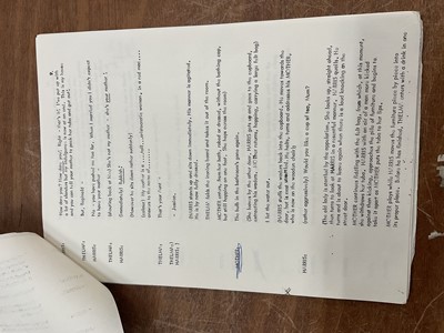 Lot 1452 - Original Script for After Magritte by Tom Stoppard. Provenance: Josephine Tewson Collection (Original cast member)