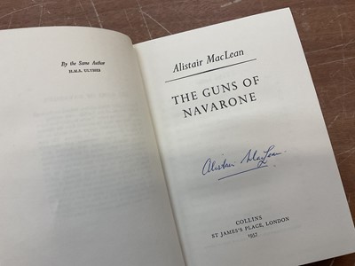 Lot 1618 - Alistair Maclean - Guns of Navarone signed first edition