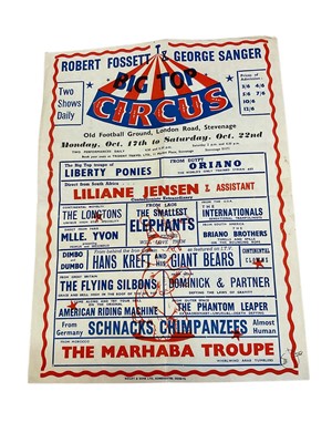 Lot 1460 - Vintage circus poster