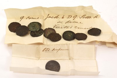 Lot 939 - Small group of James IV of Scotland copper coins