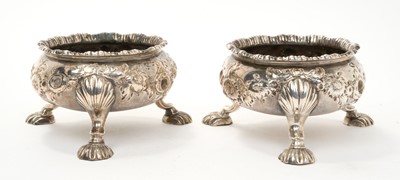 Lot 291 - Pair of George II salts