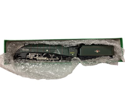 Lot 1822 - Hornby OO Gauge 4-6-0 Class 75000 tender locomotive 75062, Boxed R2715, 4-6-0 GWR Green Hall Class tender locomotive "Albert Hall" 4983, boxed & 4-6-2 BR lined Green Class A4 tender locomoti...