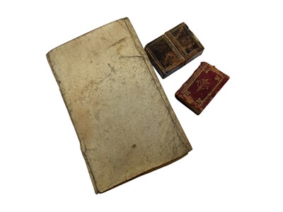 Lot 1671 - 18th century miniature bible