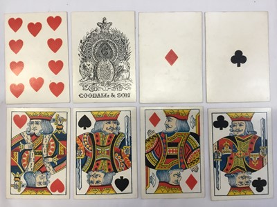 Lot 1052 - Complete deck of Goodall Shakespeare cards, issued for the tercentenary of Shakespeare's Birth