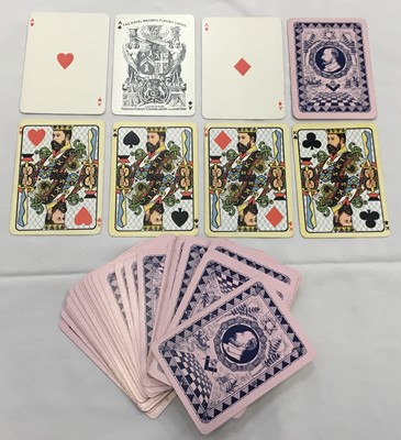 Lot 1053 - Full deck of Goodall Royal Masonic Playing Cards, circa 1884