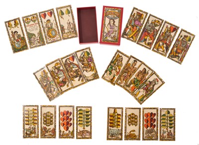 Lot 1056 - Complete deck of Karl Gerich 'Deutche Kareem Nr. 9' 1990, reprint of his 1984 pack