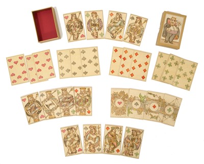 Lot 1061 - Karl Gerich - Deck of 32 playing cards, Milanese, with original box