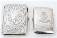 Lot 375 - Victorian Silverer card case / purse with...