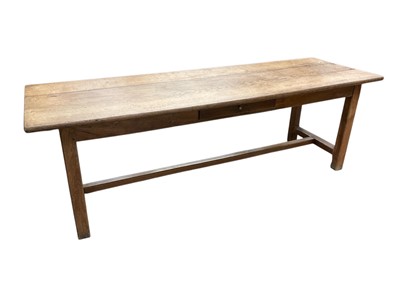 Lot 1606 - 19th French oak farmhouse table