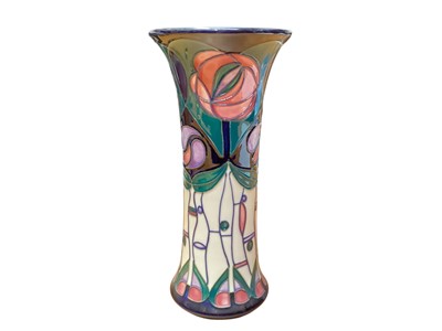 Lot 1107 - Moorcroft Pottery Charles Rennie Mackintosh vase