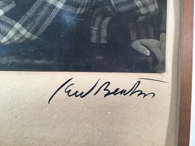 Lot 190 - Cecil Beaton (1904-1980) photographic print, signed to mount, 29cm x 25cm