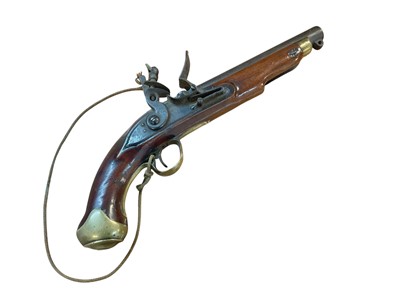 Lot 928 - George III military Flintlock pistol