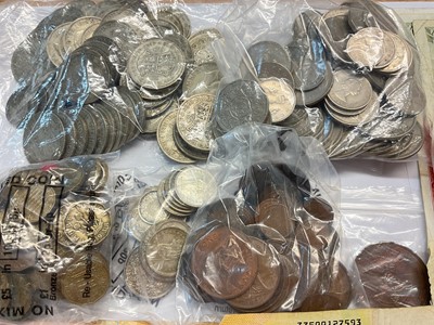 Lot 414 - World - Mixed coins banknotes & medallions