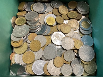 Lot 414 - World - Mixed coins banknotes & medallions