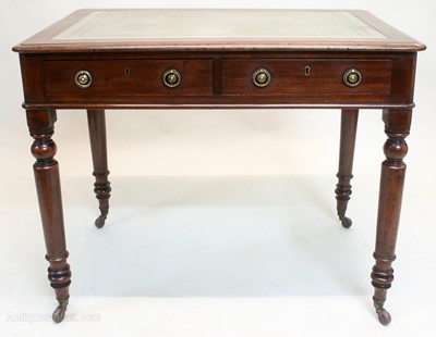 Lot 1689 - Victorian mahogany writing table