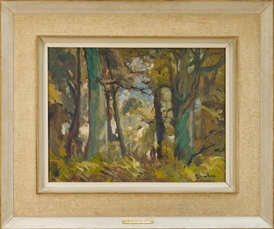 Lot 1384 - *Ronald Ossary Dunlop (1894-1973) oil on board - In Arundel Park, signed, 32cm x 42cm, framed