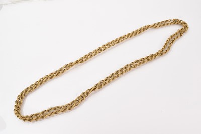 Lot 715 - Regency gilt metal guard chain