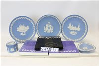 Lot 2176 - Collection of Wedgwood Jasper ware items -...
