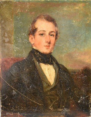 Lot 1441 - Margaret Sarah Carpenter (1793-1872) oil on panel - A portrait of Mr. Charles Foster, signed, inscribed and dated 1847, 25cm x 20cm, unframed