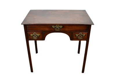 Lot 1640 - George III mahogany lowboy