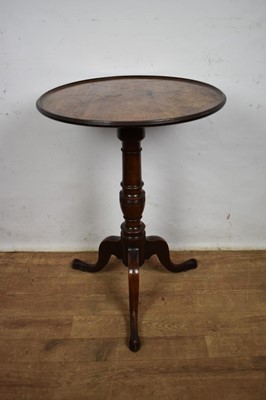Lot 1643 - George III mahogany occasional table with dished top