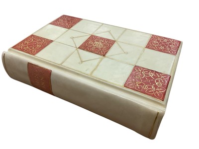 Lot 1713 - Fore-edge painting - John Donne - Poetry and prose, designed by Hans Schleger