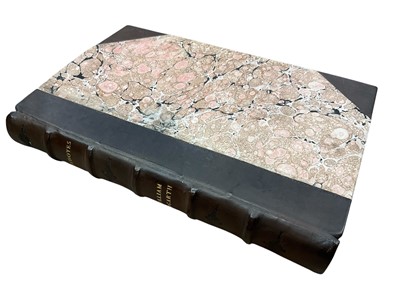 Lot 1724 - William Hogarth Anectotes 1813 modern quarter-calf binding