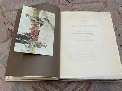Lot 1700 - Giambattista Basile - Stories from The Pentamerone, edited by E. F. Strange, London, Macmillan, 1911