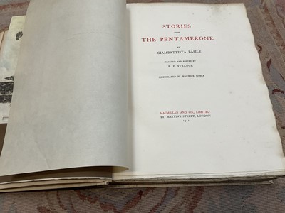 Lot 1700 - Giambattista Basile - Stories from The Pentamerone, edited by E. F. Strange, London, Macmillan, 1911