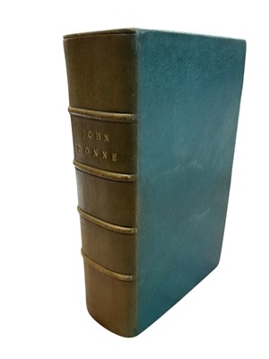 Lot 1705 - John Donne - Complete Poetry and Selected Prose, edited by John Hayward, limited edition, Nonesuch Press, 1929, fine full calf binding