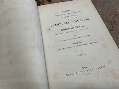 Lot 1707 - Winkles’s English Cathedrals, three vols. In fine bindings, 1851