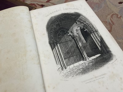 Lot 1707 - Winkles’s English Cathedrals, three vols. In fine bindings, 1851