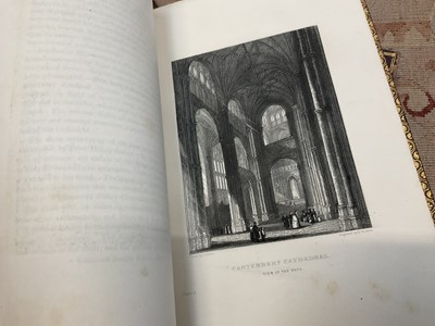 Lot 1707 - Winkles’s English Cathedrals, three vols. In fine bindings, 1851