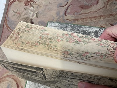 Lot 1708 - Fore-edge painting - Romeo and Juliet, illustrated by W. Hatherell, tooled cloth binding