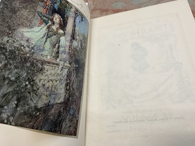 Lot 1708 - Fore-edge painting - Romeo and Juliet, illustrated by W. Hatherell, tooled cloth binding