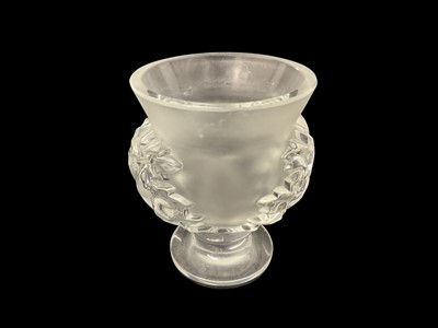 Lot 1105 - Contemporary Lalique glass vase