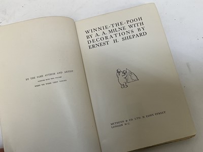 Lot 1664 - A. A. Milne - Winnie the Pooh, 1926 first edition