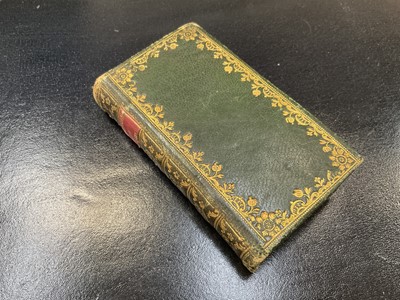 Lot 1748 - Les Psaumes de David, pub Henri & Luc Vincent, Lausanne, 1784, miniature book with original tooled leather binding