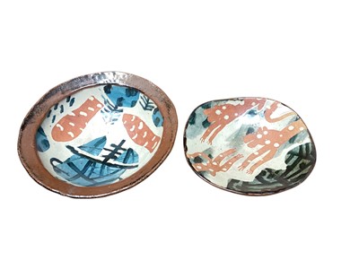 Lot 1116 - John Maltby (1936-2020) bowl and charger