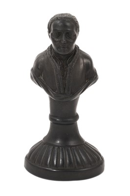 Lot 198 - Black basalt bust of a gentleman, circa 1800