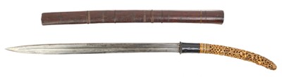 Lot 104 - Good quality 18th century Burmese Dha sword